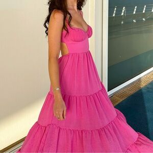 Princess Polly Pink Maxi Dress